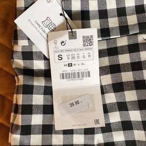 Zara plaid pants